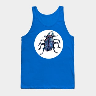 Watercolor Beetle Tank Top